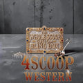 FOUR scoop western bling box!