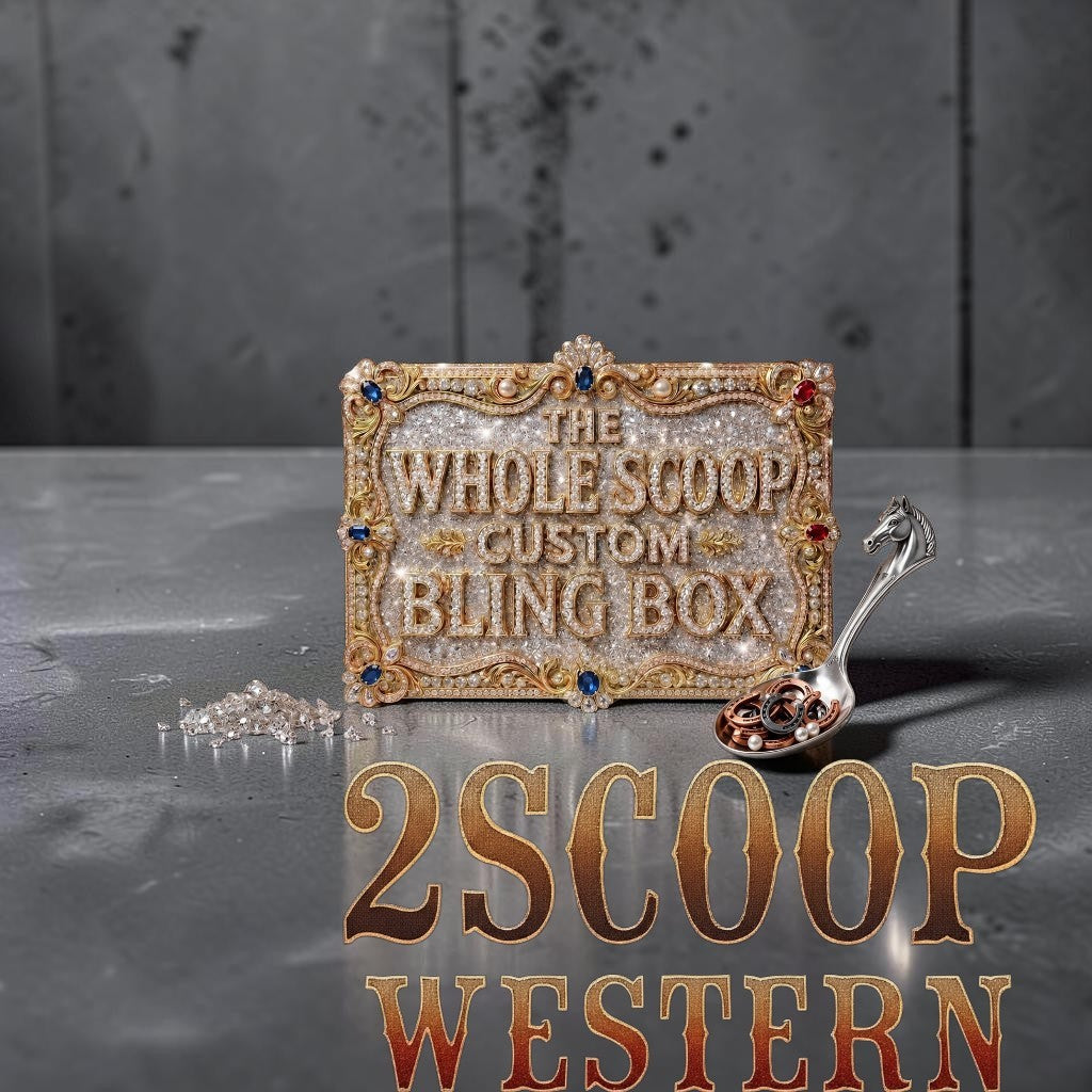 Two scoop western bling box!